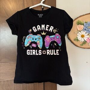 Children's Place Girls Gamer T-shirt Size M (7/8)